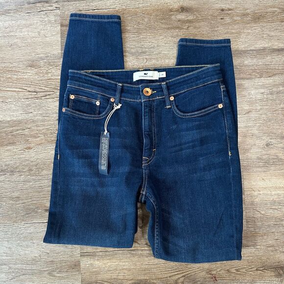 Vineyard Vines Denim - NWT Vineyard Vines Womens High Rise Skinny Jeans Size 28 Dark Wash